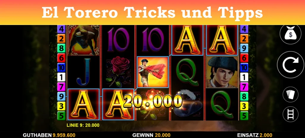el torero tricks und tipps